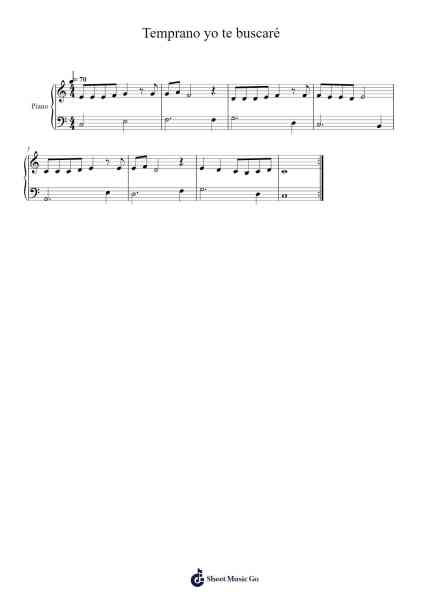 Temprano yo te buscaré Sheet Music by Marcos Witt-Arr.Paggai Noelsay