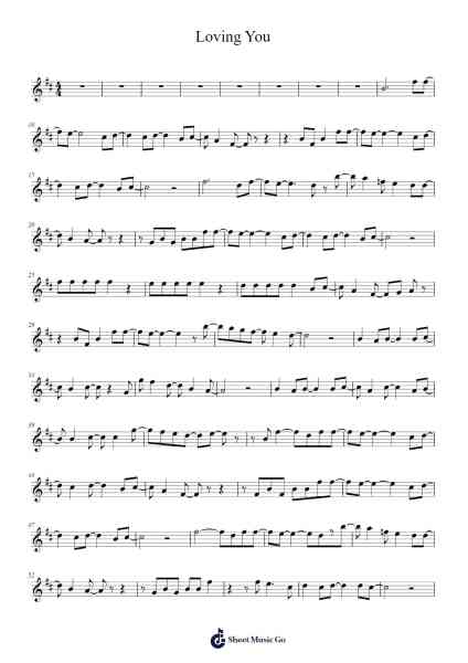 Loving You Sheet Music by Minnie Riperton-Arr.Huce Earlville