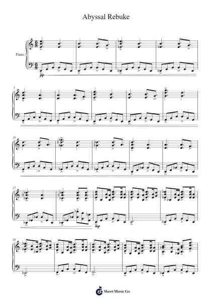 Abyssal Rebuke Sheet Music by Zety-Arr.Fmar Geearl