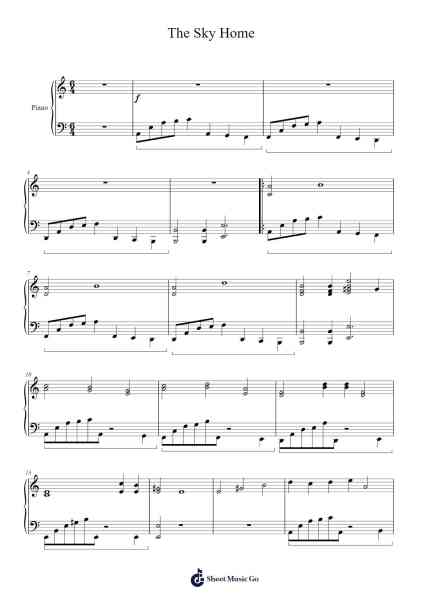 The Sky Home Sheet Music by Ronald Karle-Arr.Eipsgold Maudman