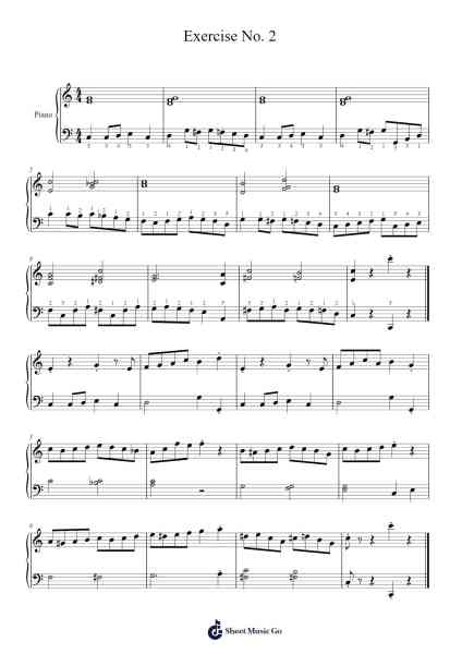 Exercise No. 2 Sheet Music by Oscar Peterson-Arr.Carrnie