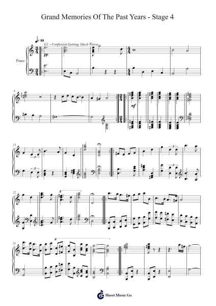 Grand Memories Of The Past Years - Stage 4 Sheet Music by Loudan Stephen Alexenov Stradinoff-Welkinstein-Arr.Sumia