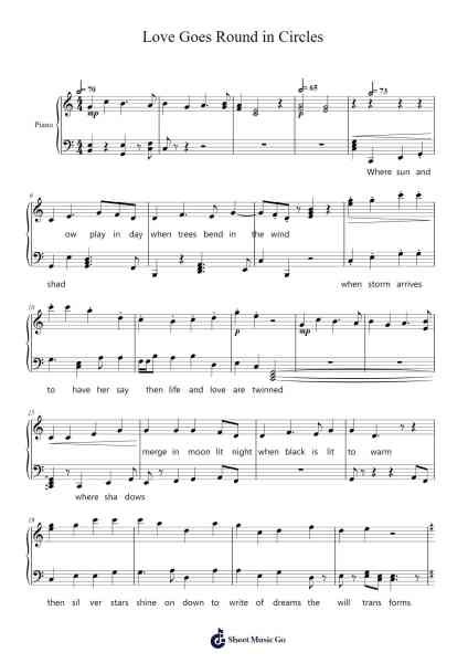 Love Goes Round in Circles Sheet Music by MLF-Arr.Keliot Hicksner