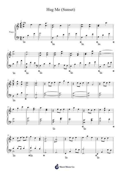 Hug Me (Sunset) Sheet Music by Nauts-Arr.Lynchric