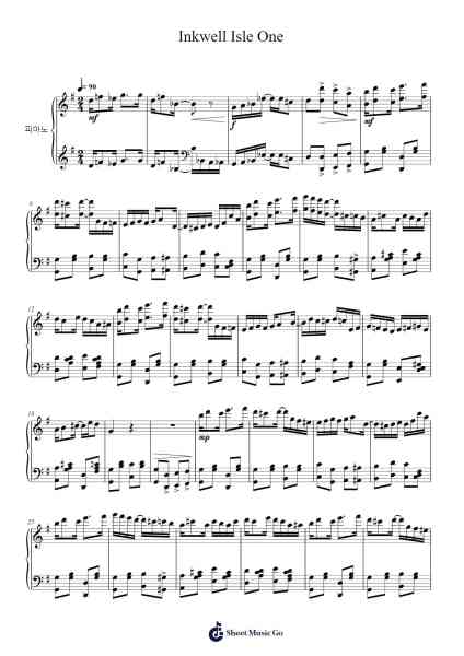 Inkwell Isle One Sheet Music by Kristofer Maddigan-Arr.Feliet Wolfgia