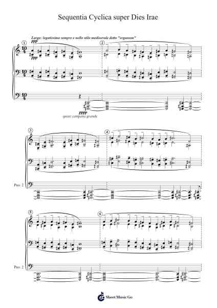 Sequentia Cyclica super Dies Irae Sheet Music by Kaikhosru Shapurji Sorabji-Arr.Nestowe Yorkse