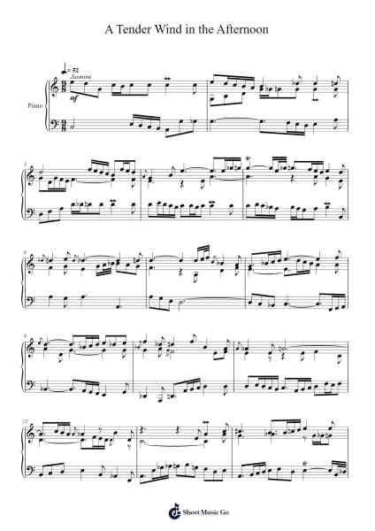 A Tender Wind in the Afternoon Sheet Music by Toursbur-Arr.Feltrid
