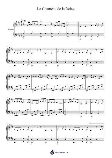 Le Chameau de la Reine Sheet Music by Mannick-Arr.Kentnice Dalnoah