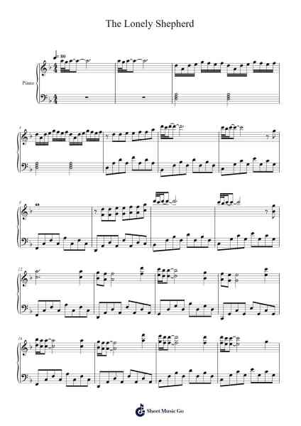 The Lonely Shepherd Sheet Music by James Last-Arr.Duntrick