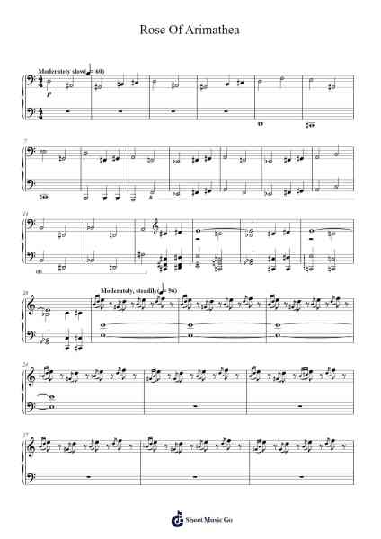 Rose Of Arimathea Sheet Music by Hans Zimmer-Arr.Bardtrid