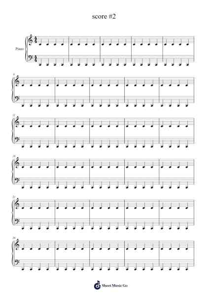 score #2 Sheet Music by drawdiuqsselc-Arr.Vioyves Garbess