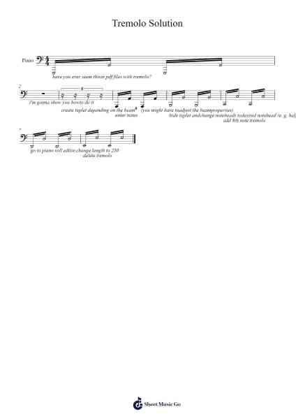 Tremolo Solution 樂譜由 undefined - 編曲 Huxver Birdnee