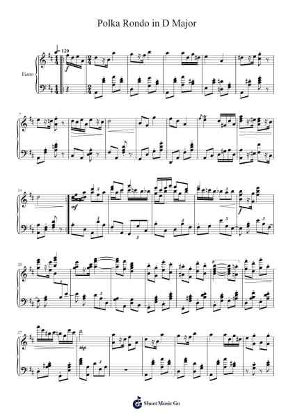 Polka Rondo in D Major Sheet Music by agastyaveluri-Arr.Crailynn Rodlan