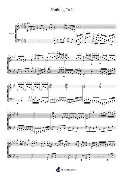 Nothing to It Sheet Music by Kirkine Bafitch-Arr.Cybing Gilldrew