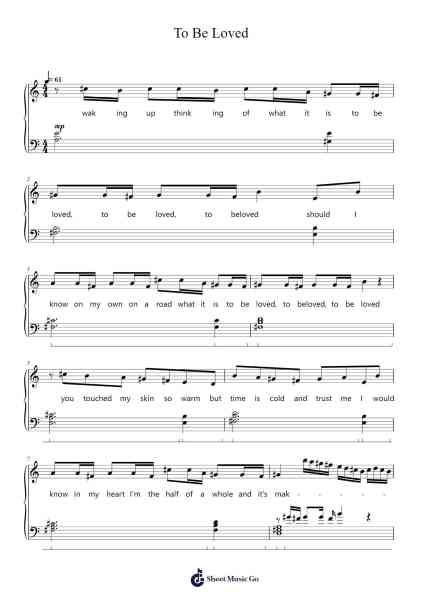 To Be Loved Sheet Music by Askjell-Arr.Reedthey Zeway