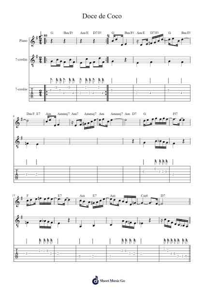 Doce de Coco Sheet Music by Jacob do Bandolim-Arr.Wolian