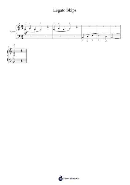 Legato Skips Sheet Music by Nancy and Randall Faber-Arr.Puldair
