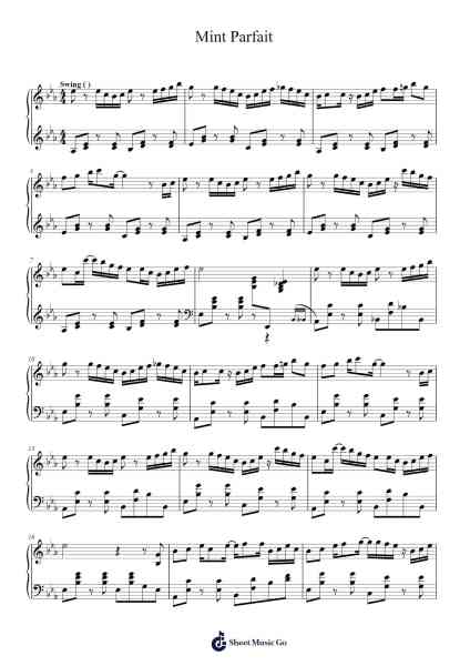Mint Parfait Sheet Music by a hisa-Arr.Hulstone Lilsper