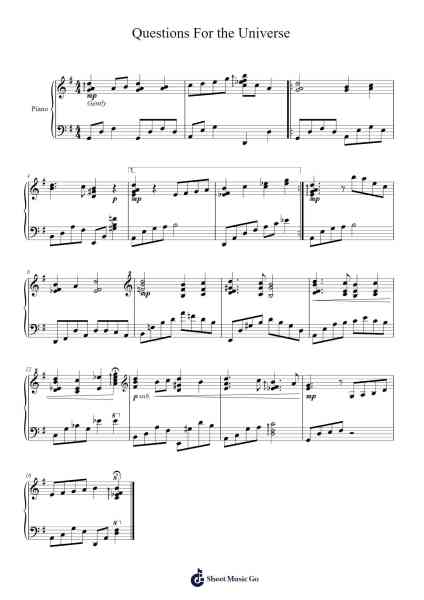 Questions For the Universe Sheet Music by Laufey-Arr.Sigjeff
