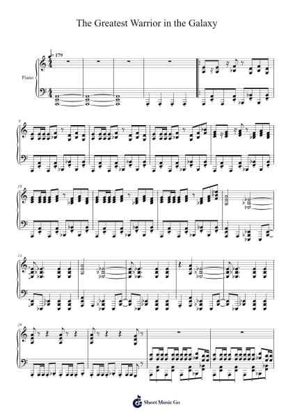 The Greatest Warrior in the Galaxy Sheet Music by Hirokazu Ando/Jun Ishikawa-Arr.Odeker Earlsor