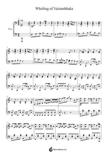 Master of Ingenious Devices - HOYO-MiX Faruzan demo - Whirling of Vairambhaka Sheet Music by HOYO-MiX-Arr.Humera