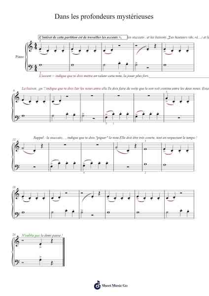Dans les profondeurs mystérieuses Sheet Music by D. Le Guern/Roger Cohen-Arr.Pulip