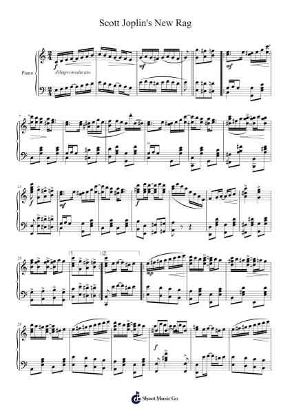 Scott Joplin's New Rag Sheet Music by Scott Joplin-Arr.Blouis