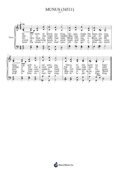 Glory to God in the Highest Sheet Music by John Baptiste Calkin-Arr.Oisenrob Clyger
