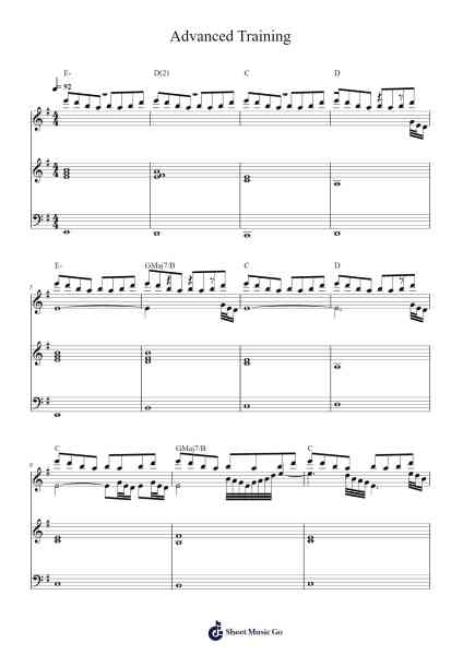 Advanced Training Sheet Music by Paul Hertzog-Arr.Mollries