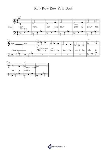Row Row Row Your Boat 樂譜由  - 編曲 Tenings