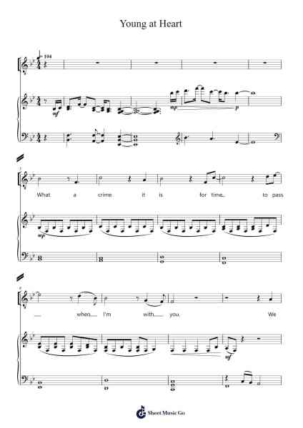 Young at Heart Sheet Music by Jeff Blim-Arr.Hartepeare