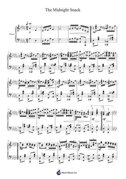 The Midnight Snack Sheet Music by Stilkim-Arr.Fasil Murseph