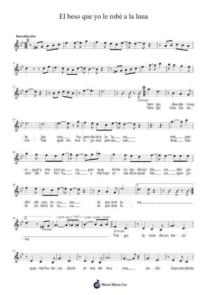 El beso que yo le robé a la luna Sheet Music by Luis Enrique Aragón Farkas-Arr.Yorktie Phisopp
