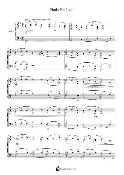Pieds-en-l'Air from Capriol Suite Sheet Music by Peter Warlock-Arr.Krisbe Chadky
