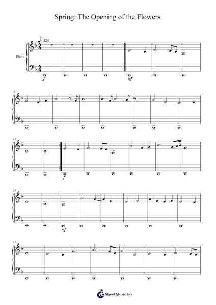 Spring: The Opening of the Flowers Sheet Music by Ryan Butenhoff-Arr.Walshac