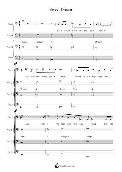 Sweet Dream Sheet Music by Greg Laswell-Arr.Faulkvan