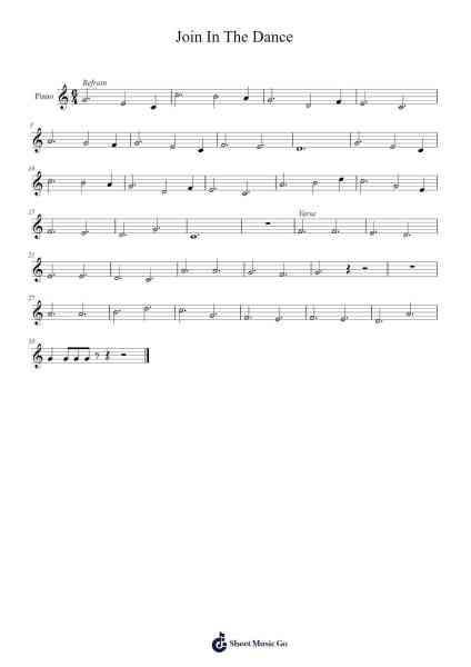 Join In The Dance Sheet Music by Dan Schutte-Arr.Tofrances