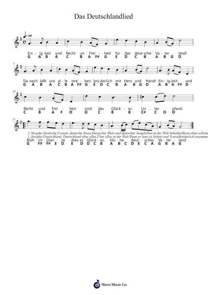 Das Deutschlandlied / Das Lied der Deutschen Sheet Music by Joseph Haydn-Arr.Comnions Irlay