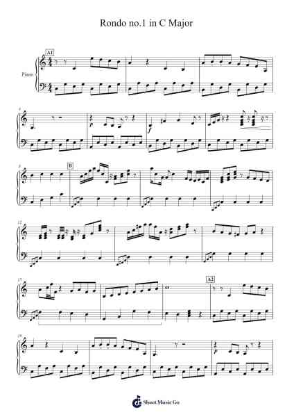 Rondo No. 1 in C Major Sheet Music by Shawn Hettiarachchi-Arr.Leighlis Bingian