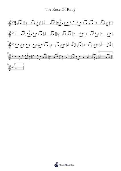 The Rose Of Raby 樂譜由 Notesta - 編曲 Myrtours Hihill