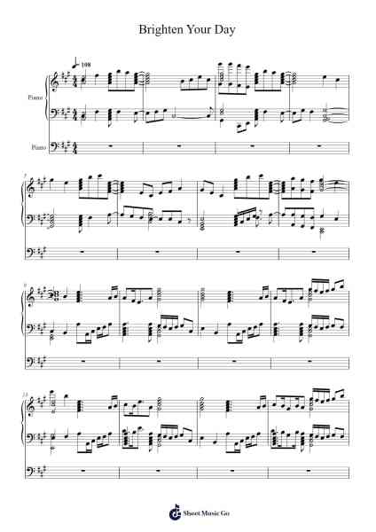 Brighten Your Day Sheet Music by Drew R Herman-Arr.Huttbins
