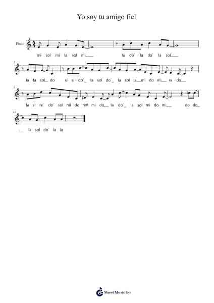 Yo soy tu amigo fiel Sheet Music by Randy Newman-Arr.Priestvy