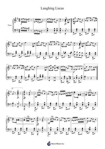 Laughing Lucas Sheet Music by Florence McPherran-Arr.Wolian