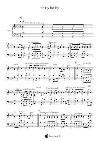 En Hy het By Sheet Music by Rev. Paul Hatani Kisting-Arr.Corrie