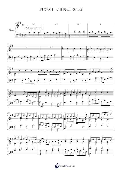 Prelude in B Minor, BWV 855a - Arrangement by Alexander Siloti Sheet Music by Johann Sebastian Bach-Arr.Ausyale Dobtra