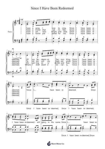Since I Have Been Redeemed Sheet Music by Edwin O. Excell-Arr.Bellper Cowcolm