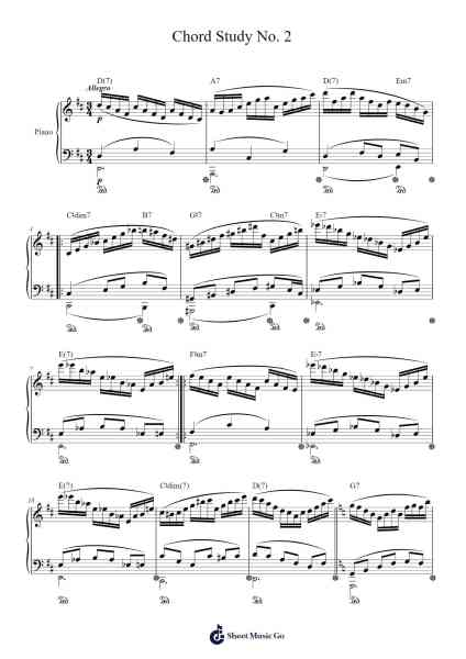 Chord Study No. 2 Sheet Music by AudiofileSpottedAt3am_s-Arr.Juddton Mucott