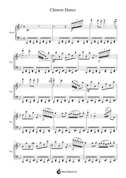 The Nutcracker, Op. 71: Act II, No. 12e, Chinese Dance Sheet Music by Pyotr Ilyich Tchaikovsky-Arr.Bulgy Boylebaird