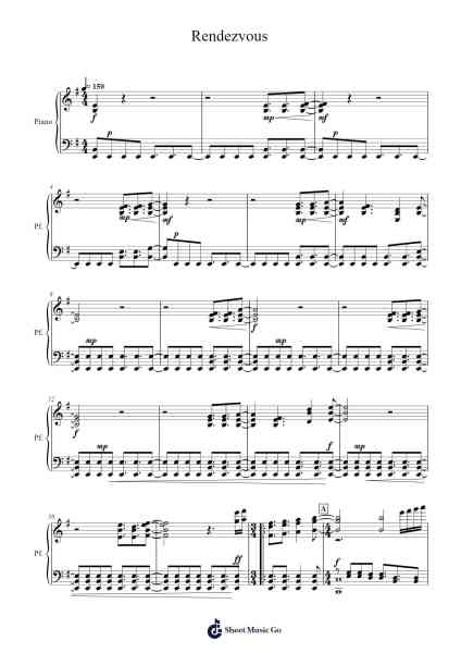 Rendezvous Sheet Music by Keiki Kobayashi-Arr.Urrite