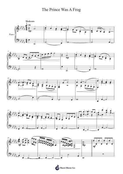 The Prince Was A Frog Sheet Music by Jim Ericksen-Arr.Prittlay